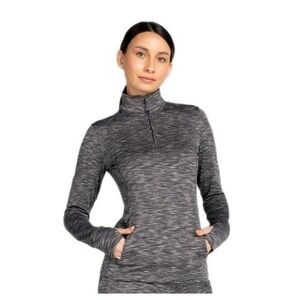 Kyodan Freedom Trail Sweater Womens Medium Athletic 1/4 Zip Stretch Athleisure